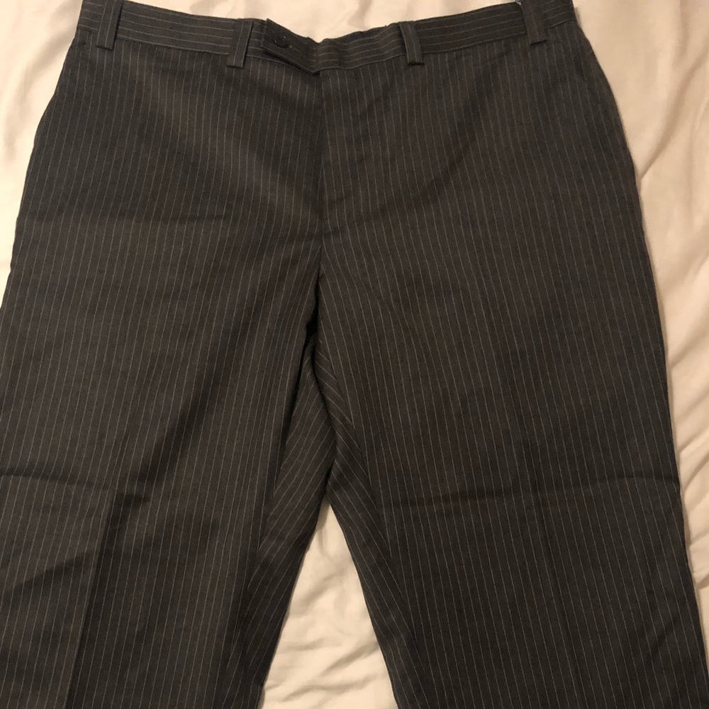 Apt. 9 black pinstripe pants 38x30